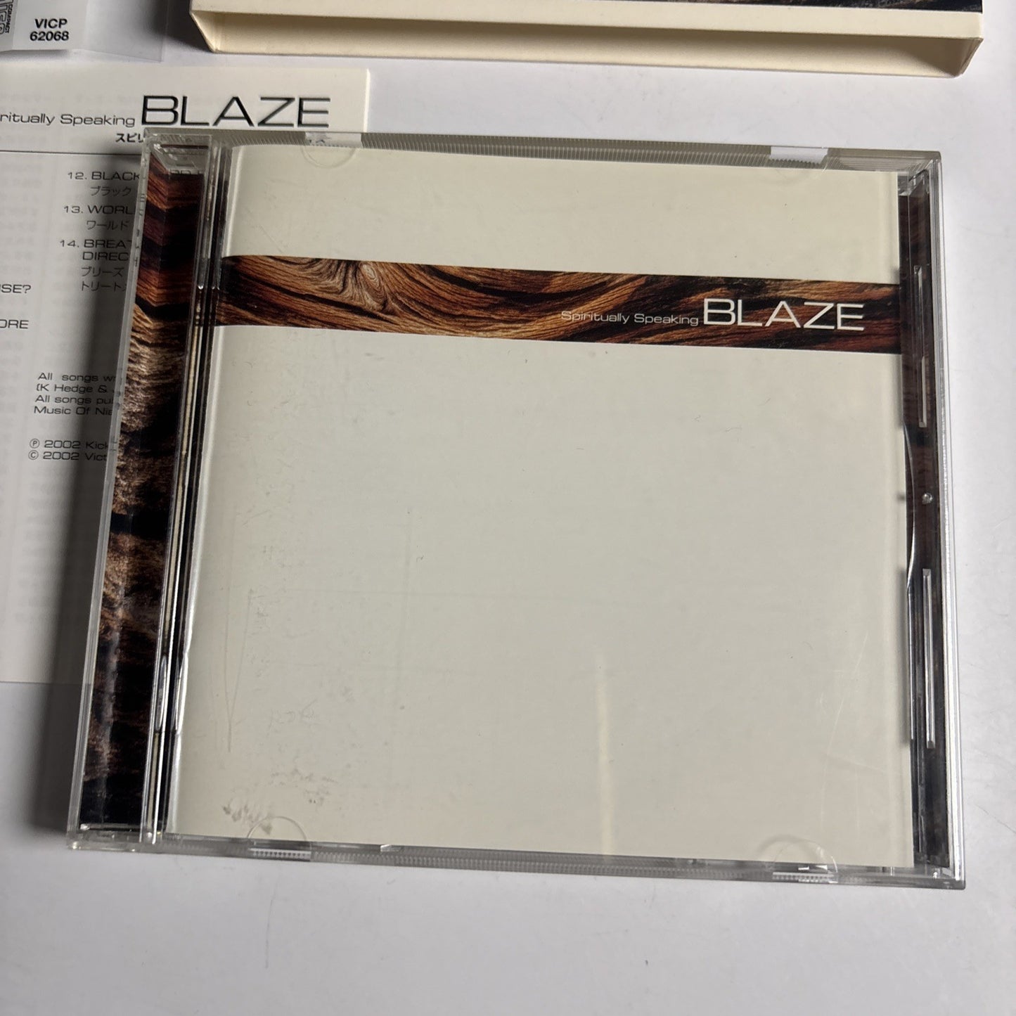 Blaze – Spiritually Speaking (CD, 2002) Japan Bonus Track Obi VICP-62068