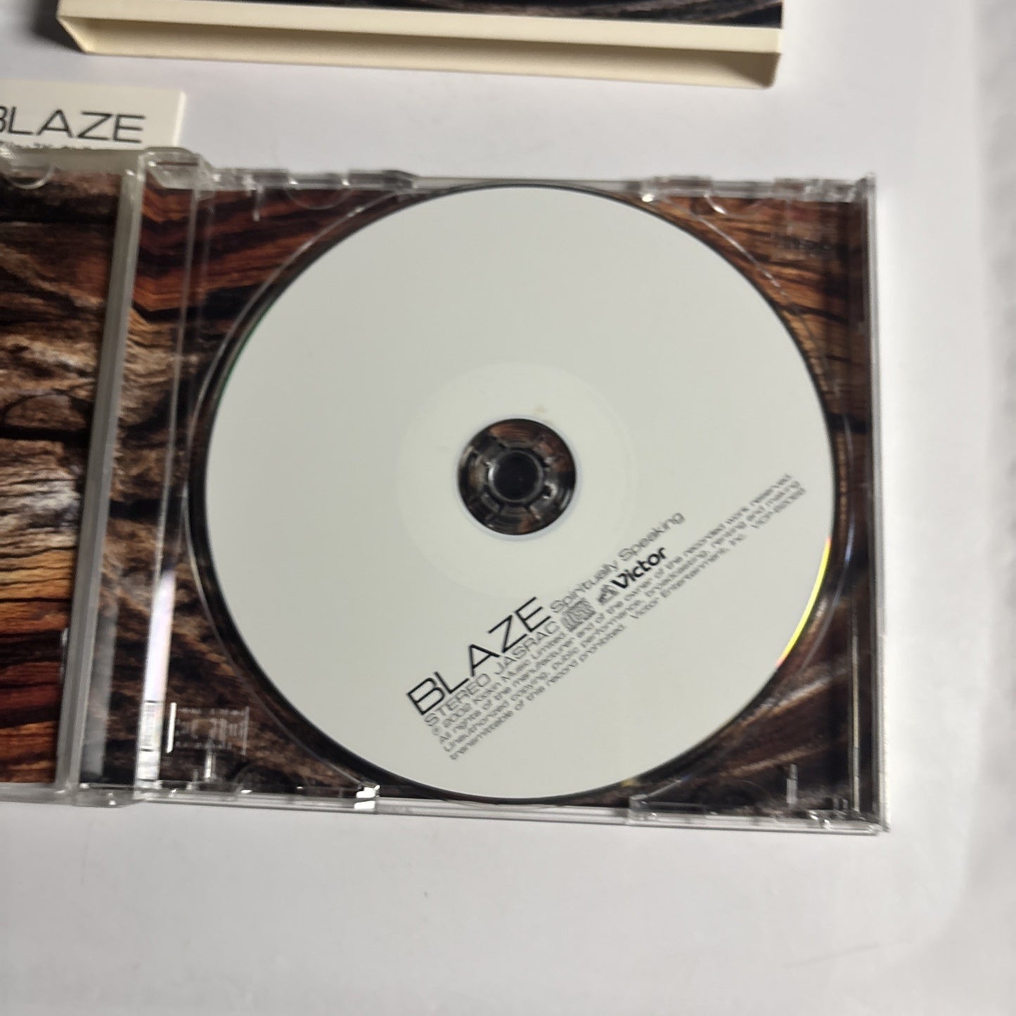 Blaze – Spiritually Speaking (CD, 2002) Japan Bonus Track Obi VICP-62068