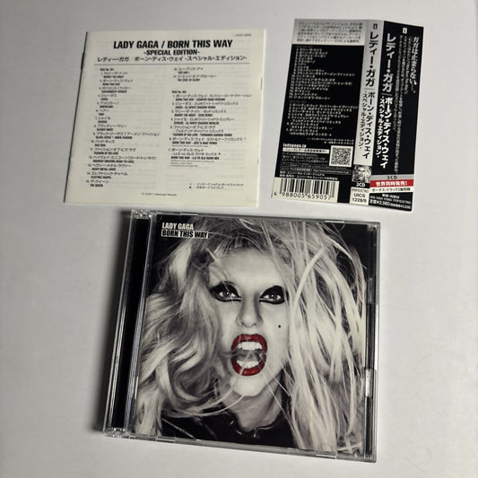 Lady Gaga – Born This Way (CD, 2011, 2-Disc) Japan obi UICS-1228/9