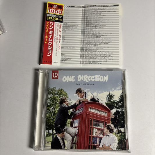 One Direction – Take Me Home (CD, 2015) Japan Bonus Track Obi SICP 4642