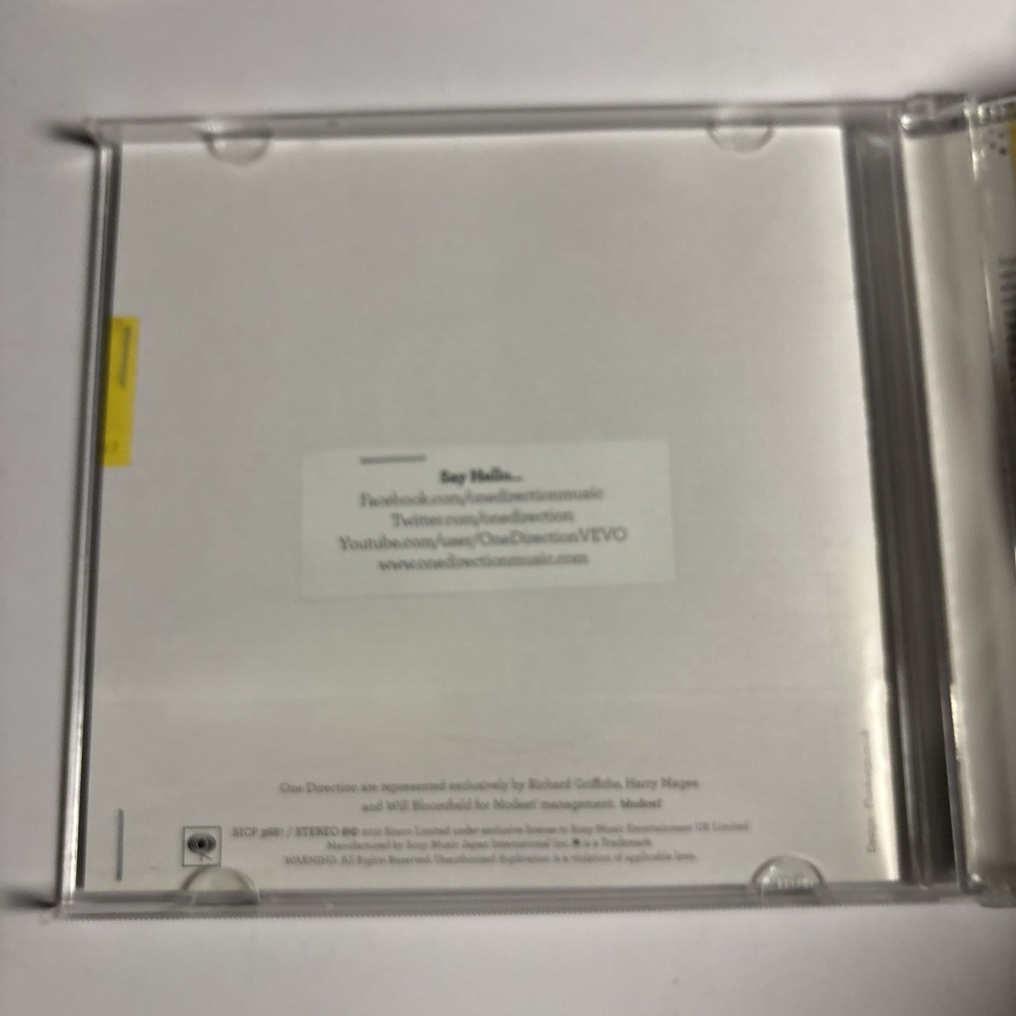 One Direction – Take Me Home (CD, 2015) Japan Bonus Track Obi SICP 4642