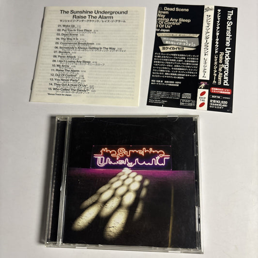 The Sunshine Underground – Raise The Alarm (CD, 2006) Japan Bonus Track Obi