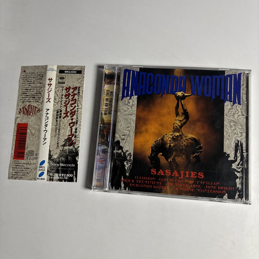 Sasajies – Anaconda Woman (CD, 1991) Japan obi SRCL 2203