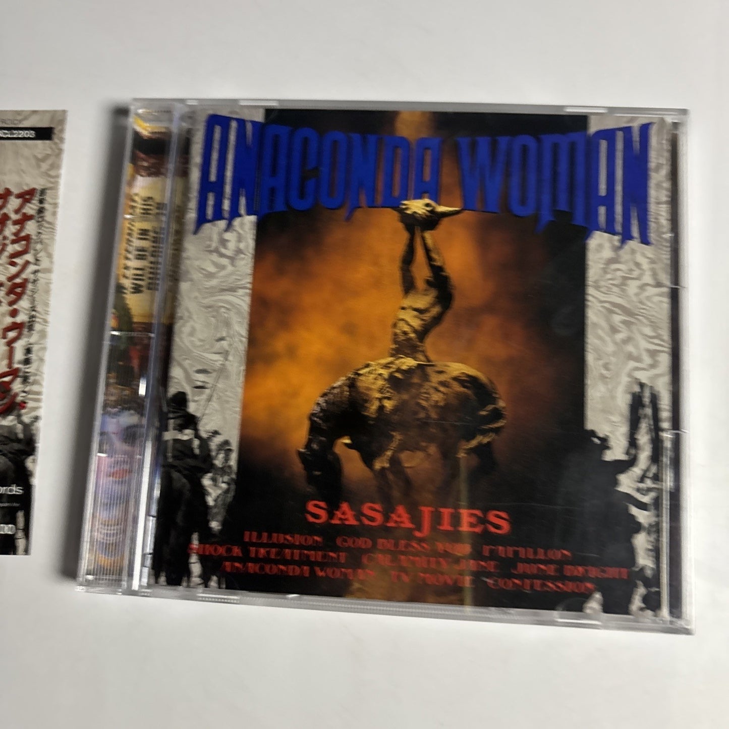 Sasajies – Anaconda Woman (CD, 1991) Japan obi SRCL 2203