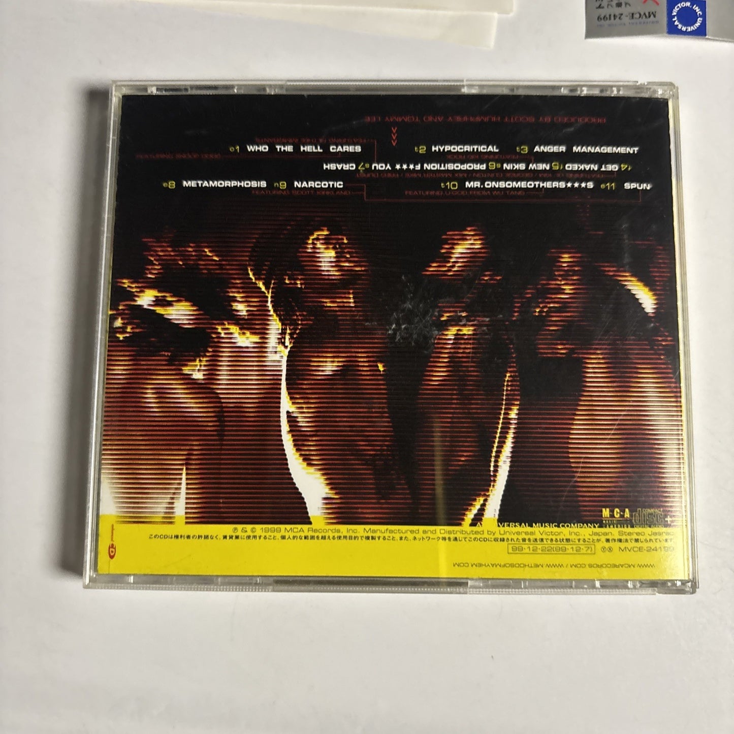 Methods Of Mayhem – Methods Of Mayhem (CD, 1999) Japan obi MVCE-24199