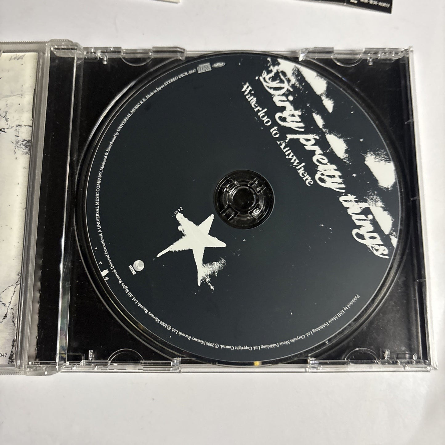 Dirty Pretty Things – Waterloo To Anywhere (CD, 2006) Japan Bonus Track Obi