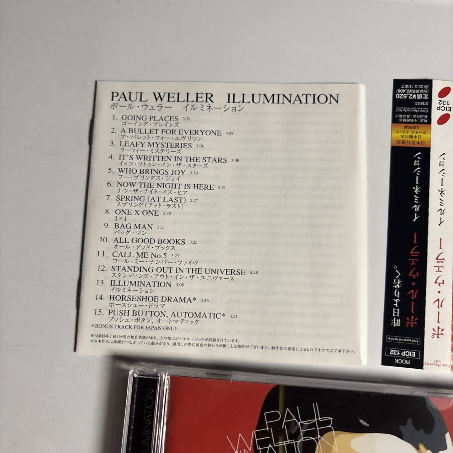 Paul Weller – Illumination (CD, 2002) Japan obi EICP 132