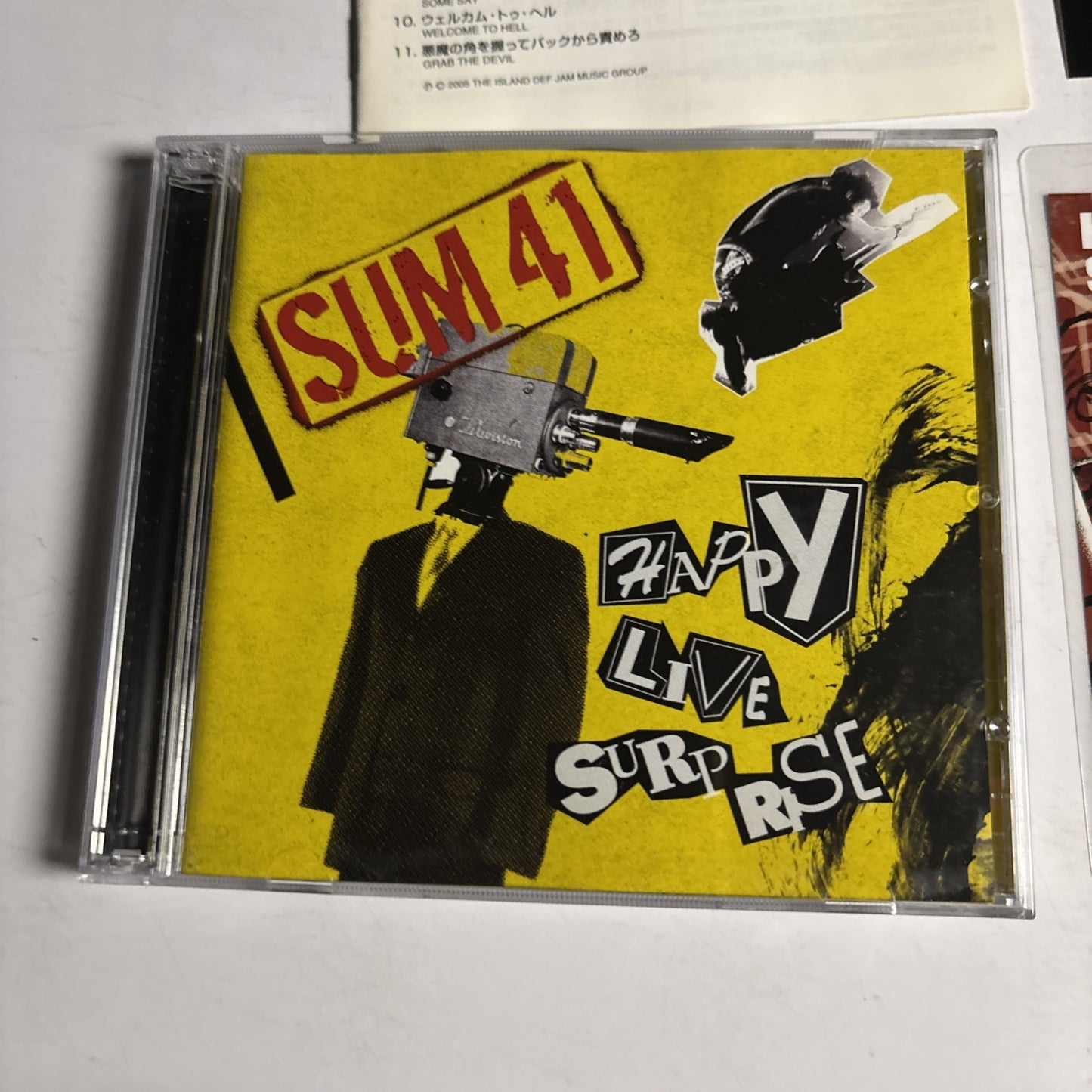 Sum 41 – Happy Live Surprise (CD + DVD, 2005) Japan Sticker UICL-9028