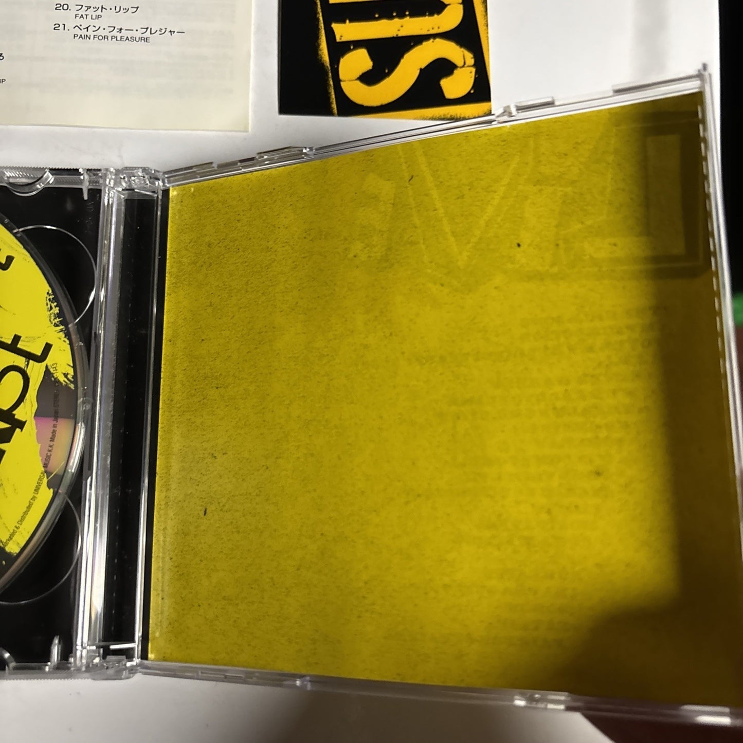 Sum 41 – Happy Live Surprise (CD + DVD, 2005) Japan Sticker UICL-9028