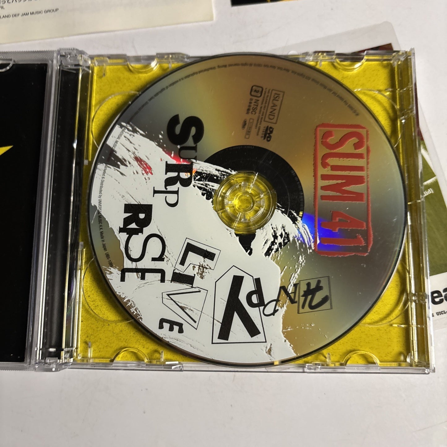 Sum 41 – Happy Live Surprise (CD + DVD, 2005) Japan Sticker UICL-9028