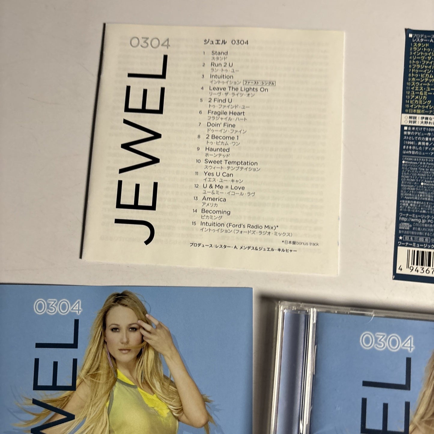 Jewel – 0304 (CD, 2003) Japan Bonus Track Obi WPCR-11580