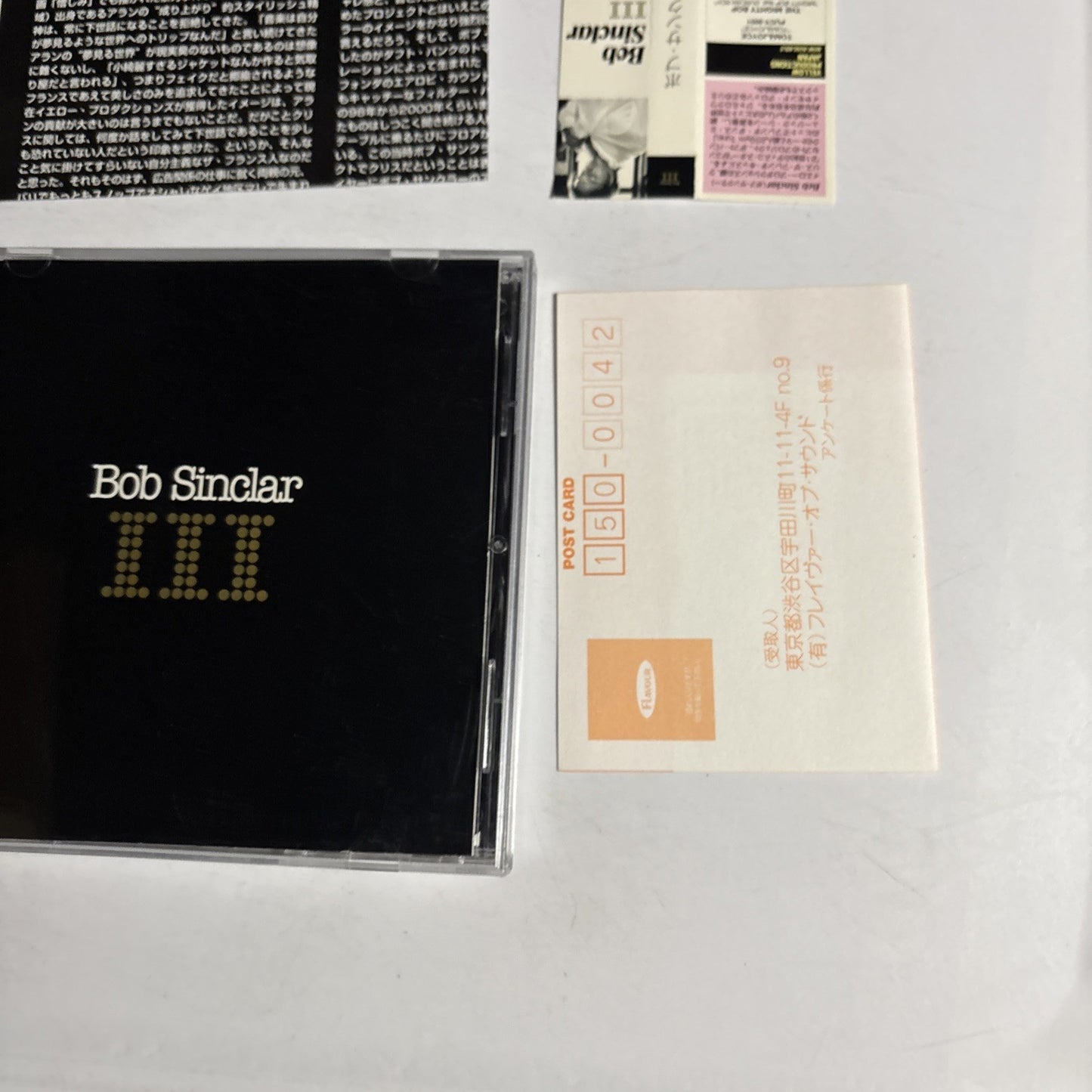 Bob Sinclar – III (CD, 2003) Japan Bonus Track Obi PUCY-5003