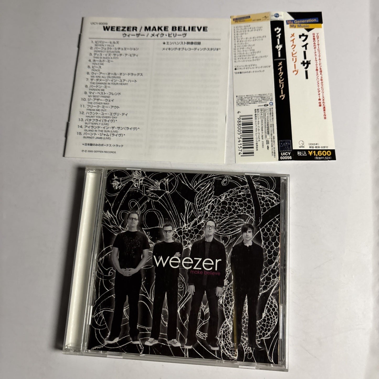 Weezer – Make Believe (CD, 2009) Japan Bonus Track Obi UICY-60056