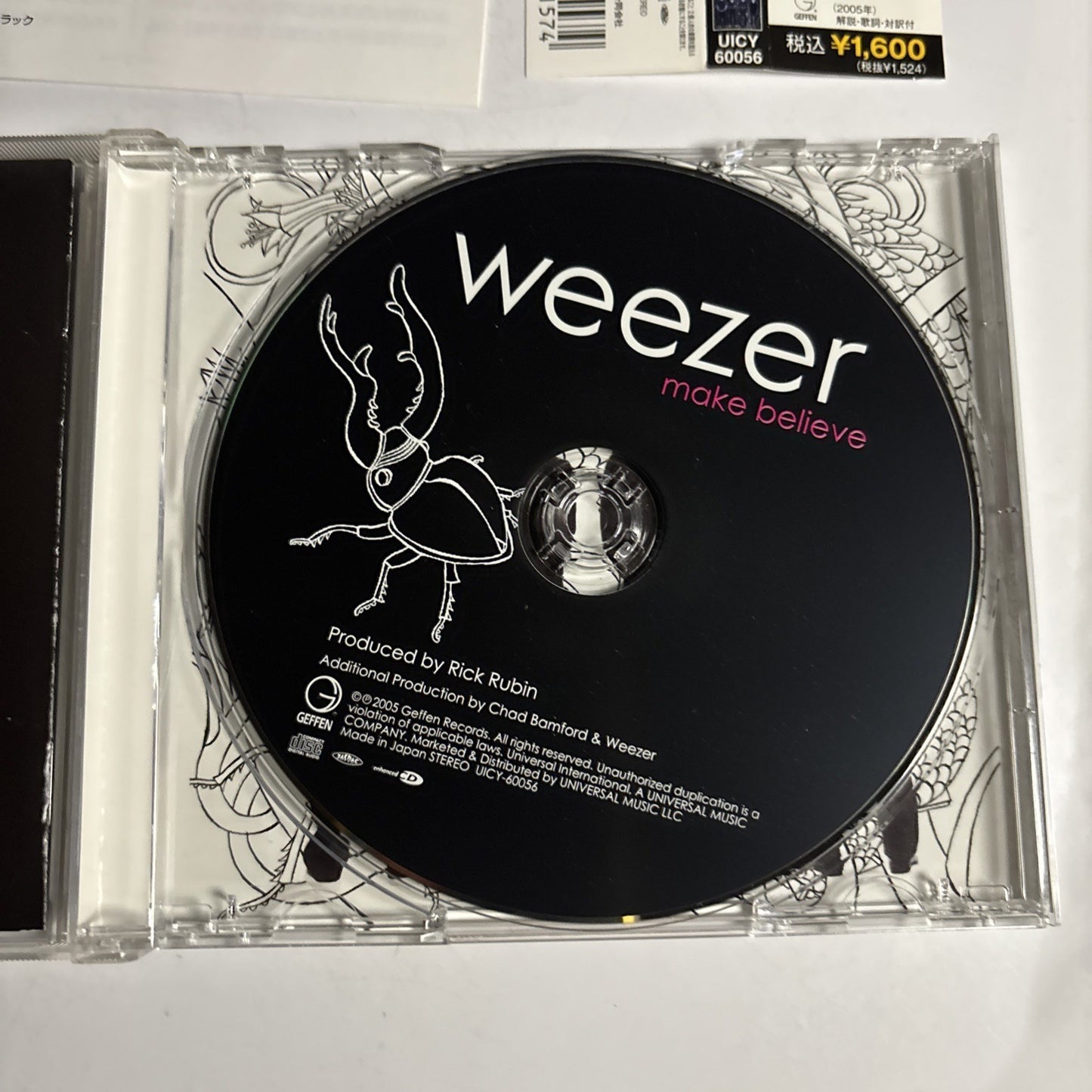 Weezer – Make Believe (CD, 2009) Japan Bonus Track Obi UICY-60056