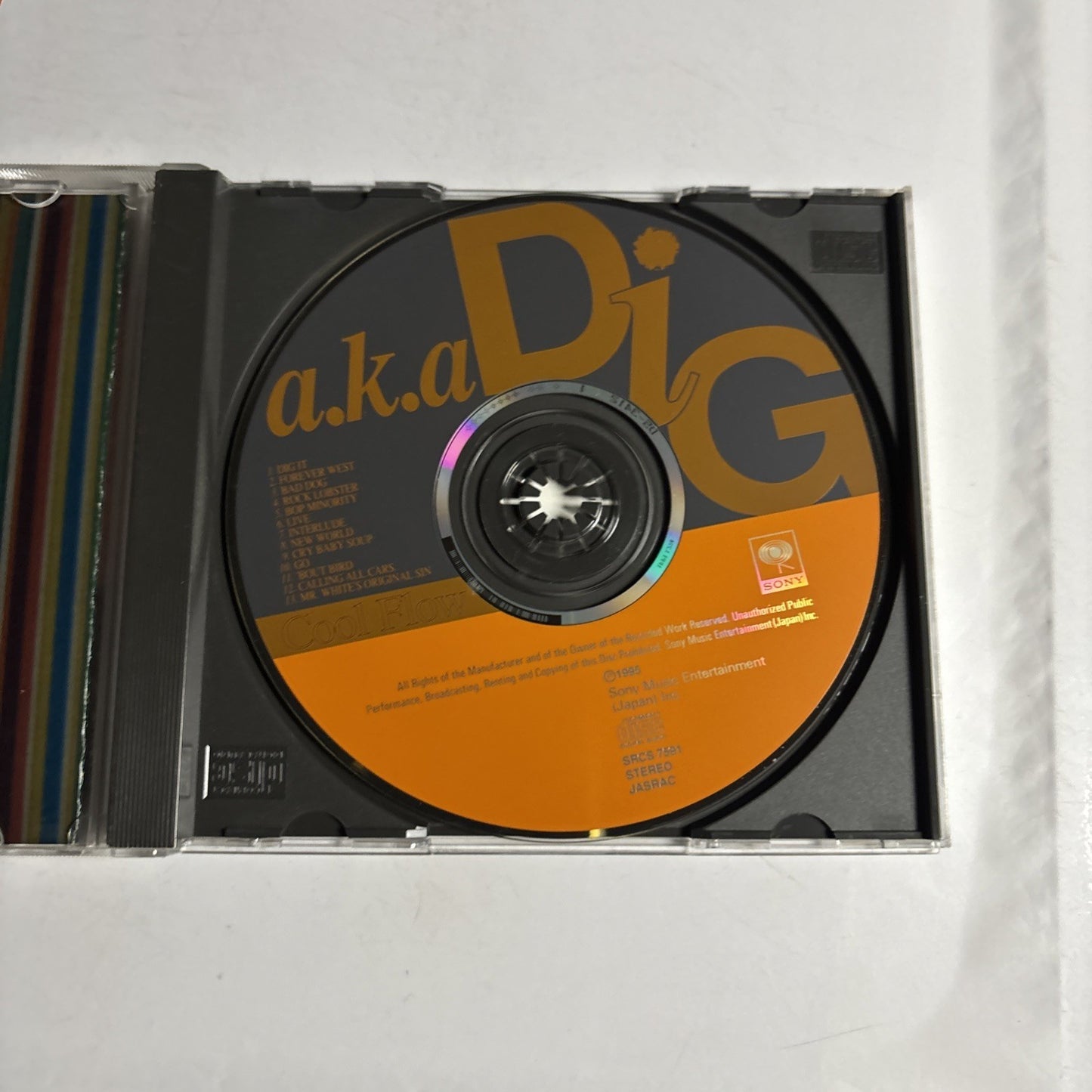 A.K.A Dig – Cool Flow (CD, 1995) Japan obi SRCS-7591