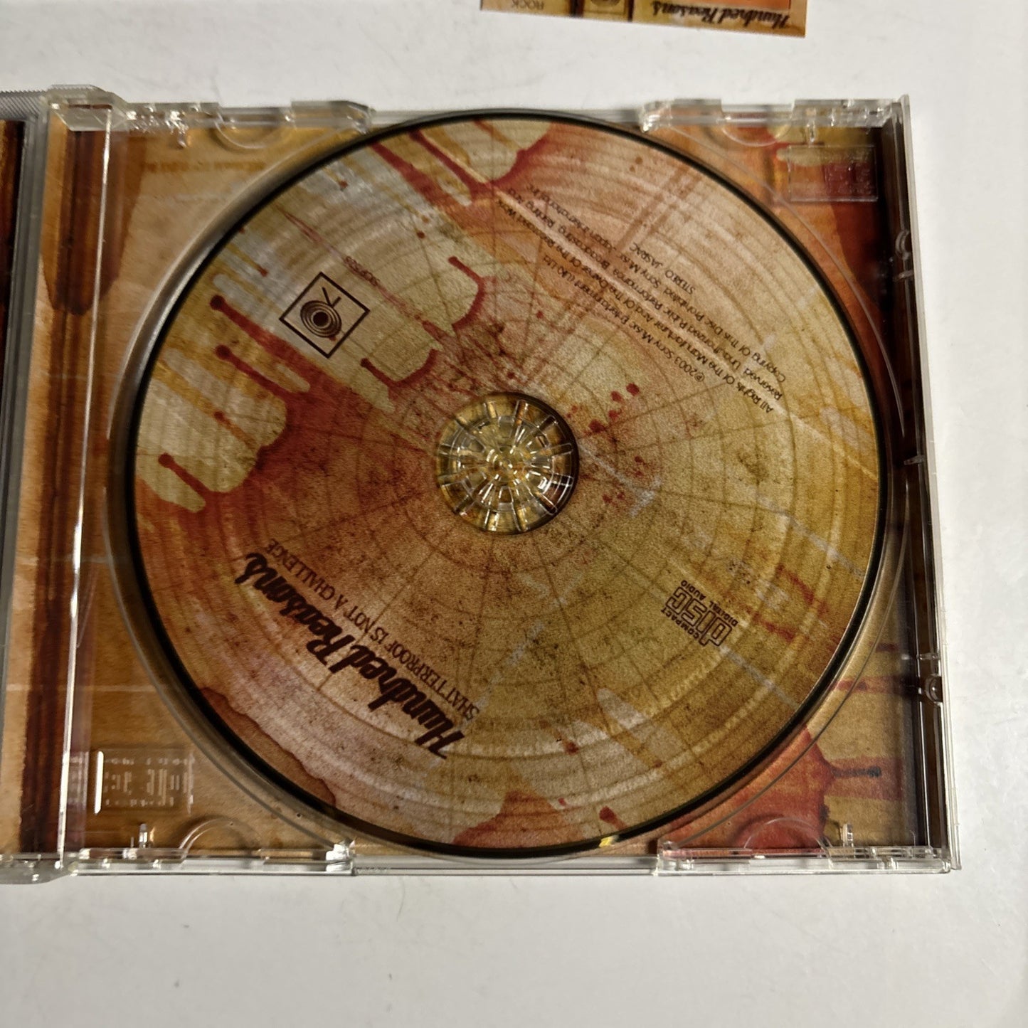 Hundred Reasons – Shatterproof Is Not A Challenge CD 2004 Japan Bonus Track Obi