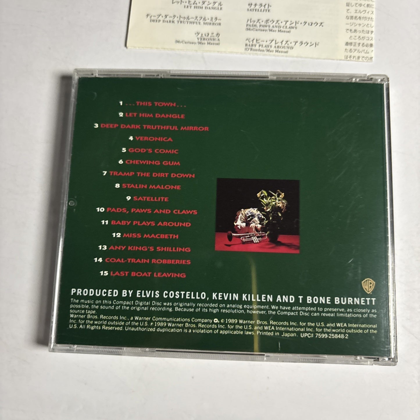 Elvis Costello – Spike (CD, 1995) Japan WPCR-351