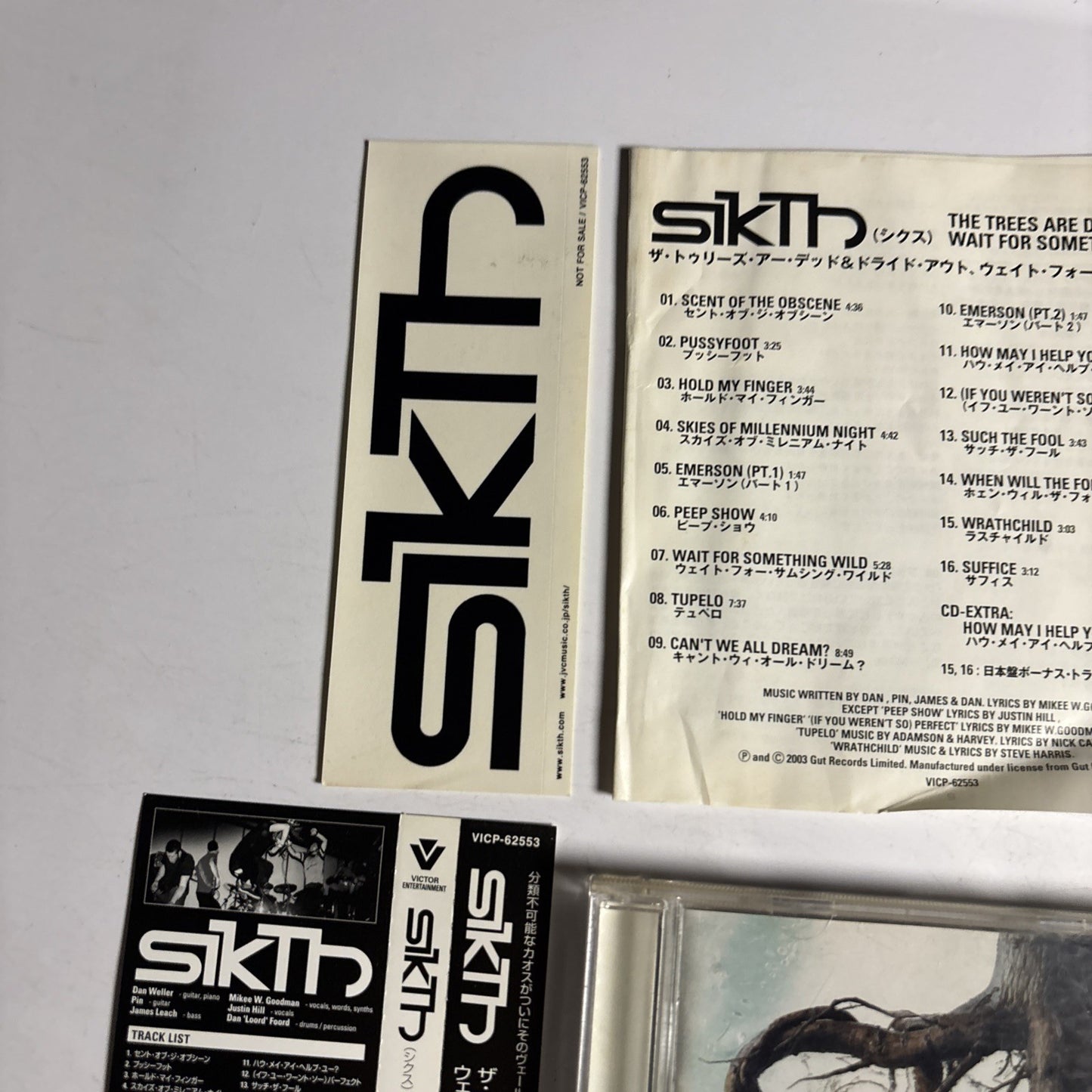 Sikth – The Trees Are Dead & Dried Out Wait For Something Wild (CD, 2004) Japan