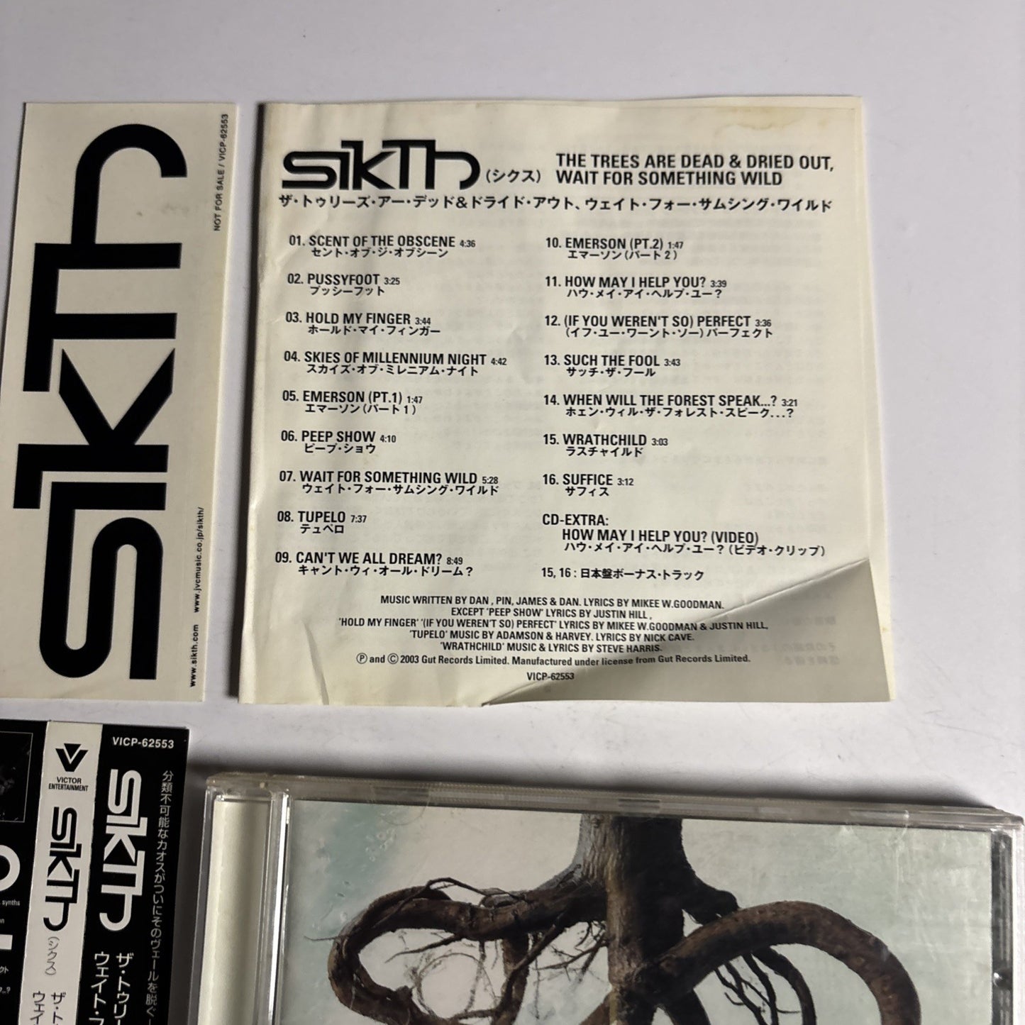 Sikth – The Trees Are Dead & Dried Out Wait For Something Wild (CD, 2004) Japan