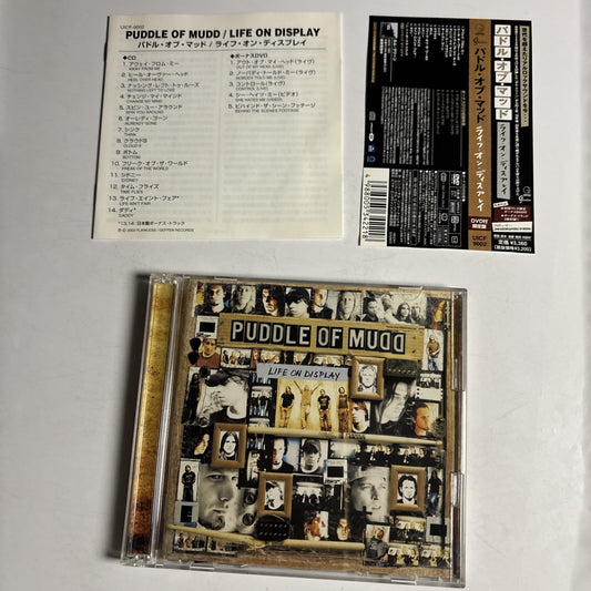 Puddle Of Mudd – Life On Display (CD + DVD, 2003) Japan Bonus Track Obi