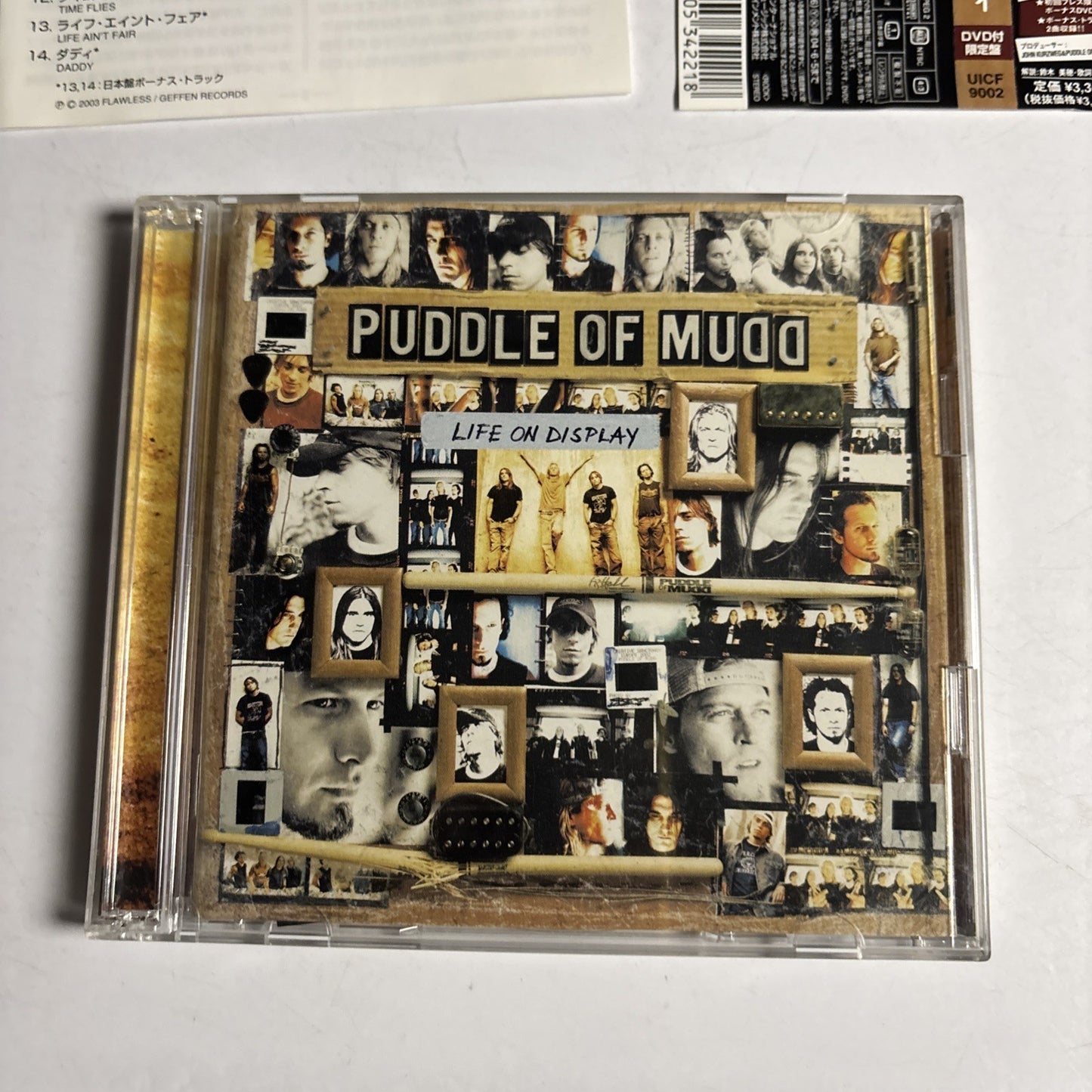 Puddle Of Mudd – Life On Display (CD + DVD, 2003) Japan Bonus Track Obi