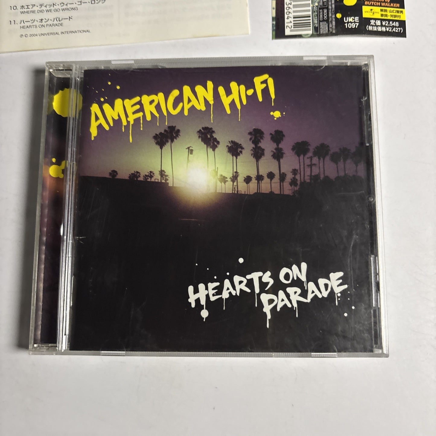 American Hi-Fi – Hearts On Parade (CD, 2004) Japan obi UICE-1097