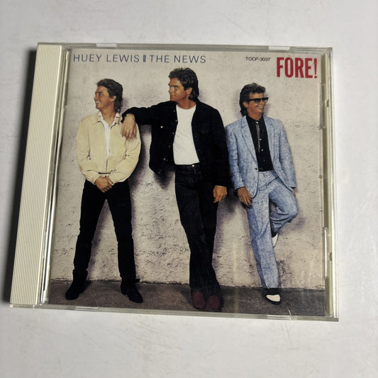 Huey Lewis & The News – Fore! (CD, 1995) Japan TOCP-3037