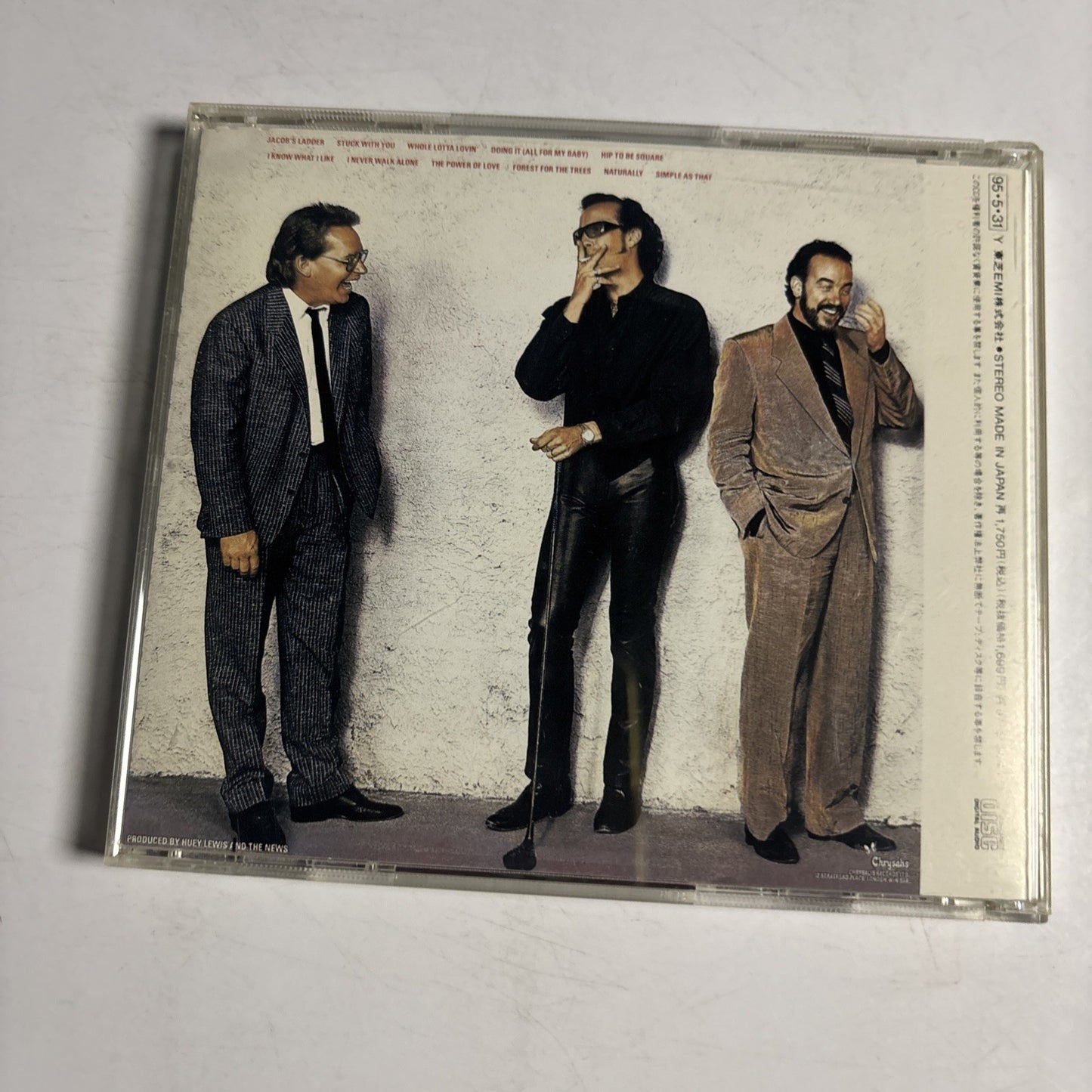Huey Lewis & The News – Fore! (CD, 1995) Japan TOCP-3037