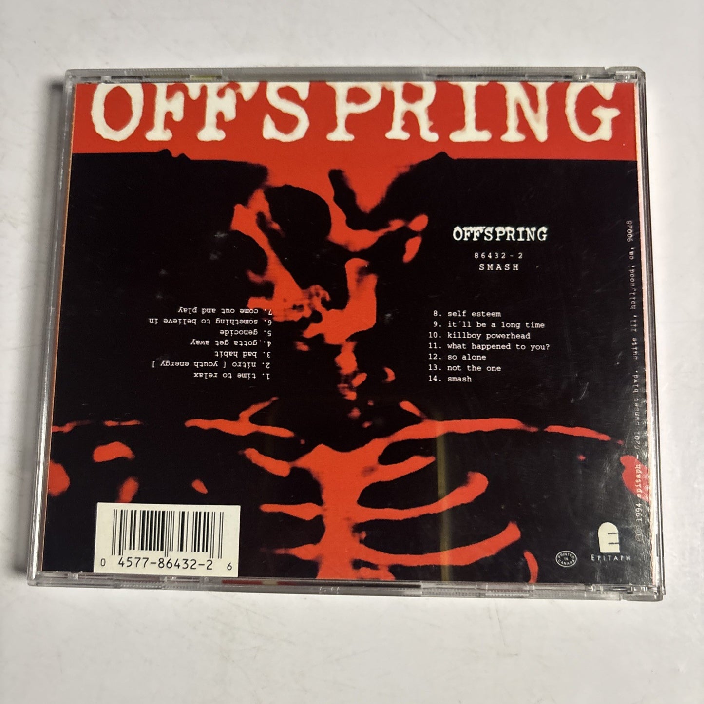 The Offspring – Smash (CD, 1994) US 86432-2
