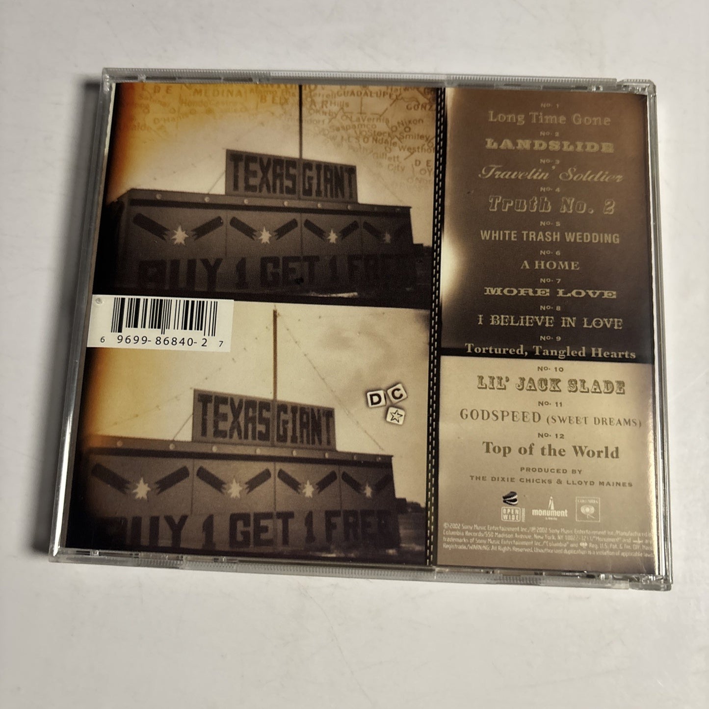 Dixie Chicks – Home (CD, 2002) US CK 86840