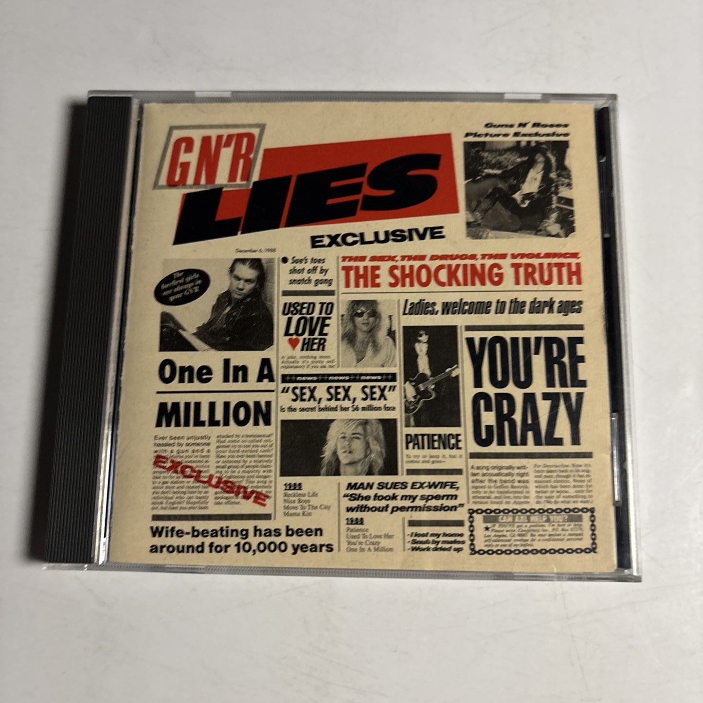 Guns N' Roses – G N' R Lies (CD, 1988) Europe 924 198-2