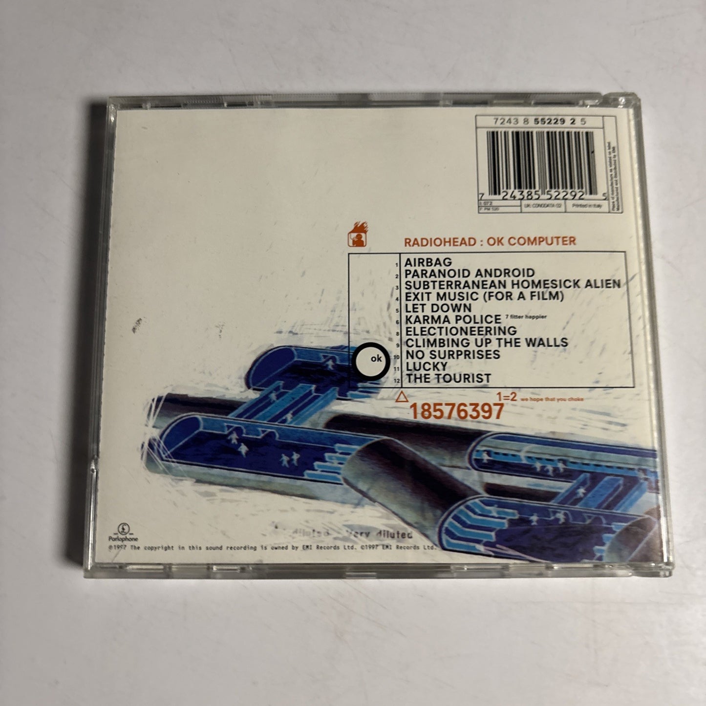 Radiohead – OK Computer (CD, 1997)  US CDP 7243 8 55229 2 5