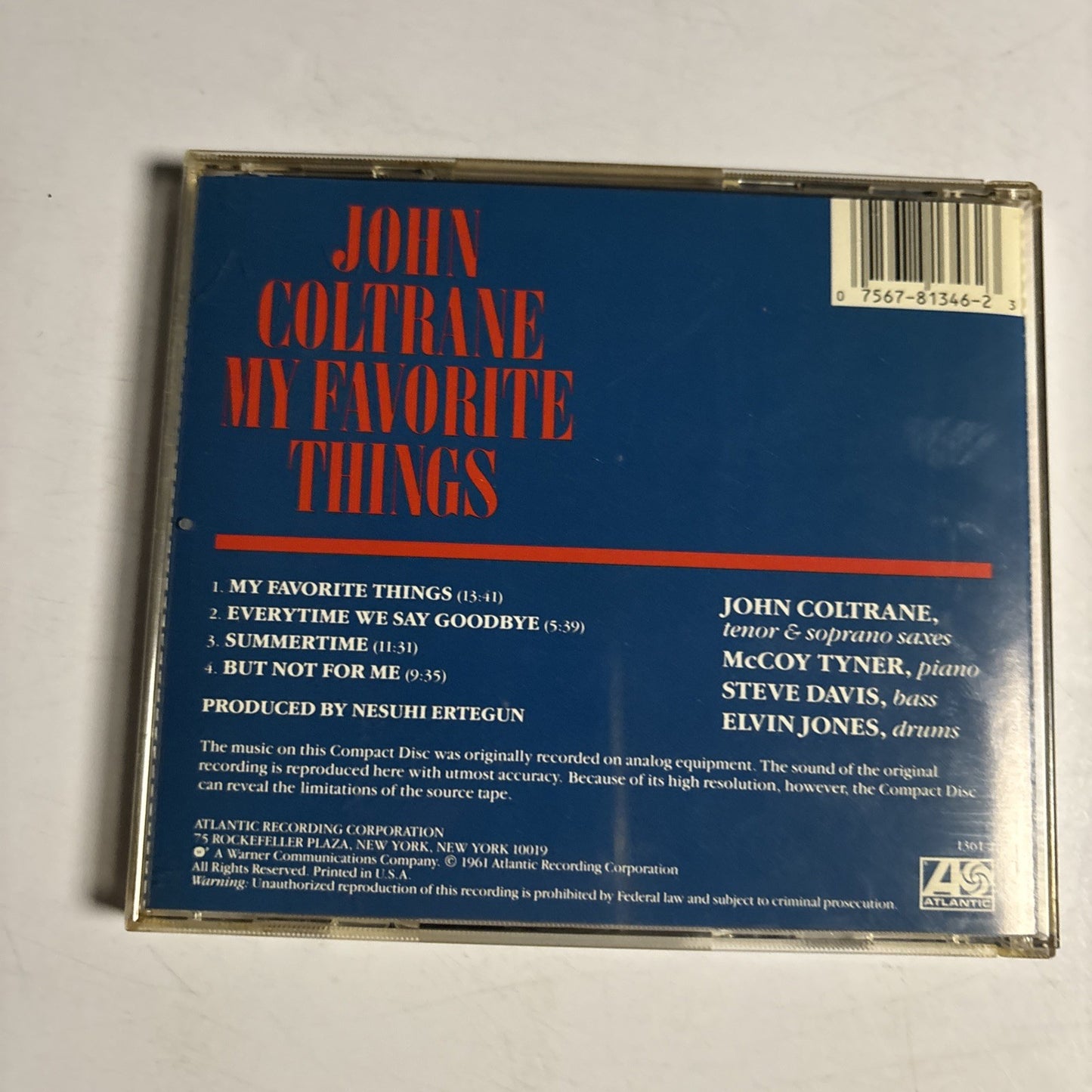 John Coltrane – My Favorite Things (CD, 1987) US 1361-2