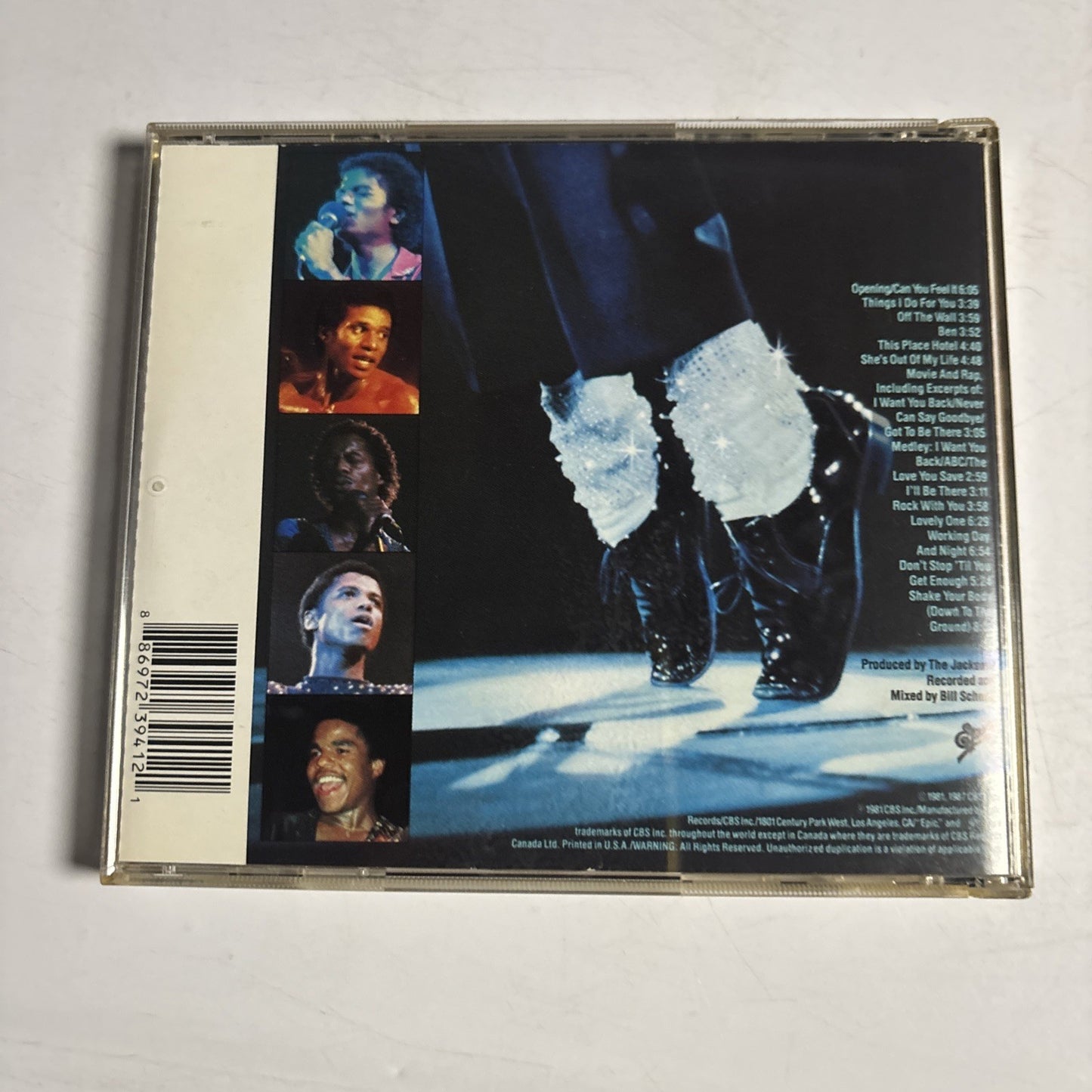 The Jacksons – Live (CD, 2008)  EGK 37545