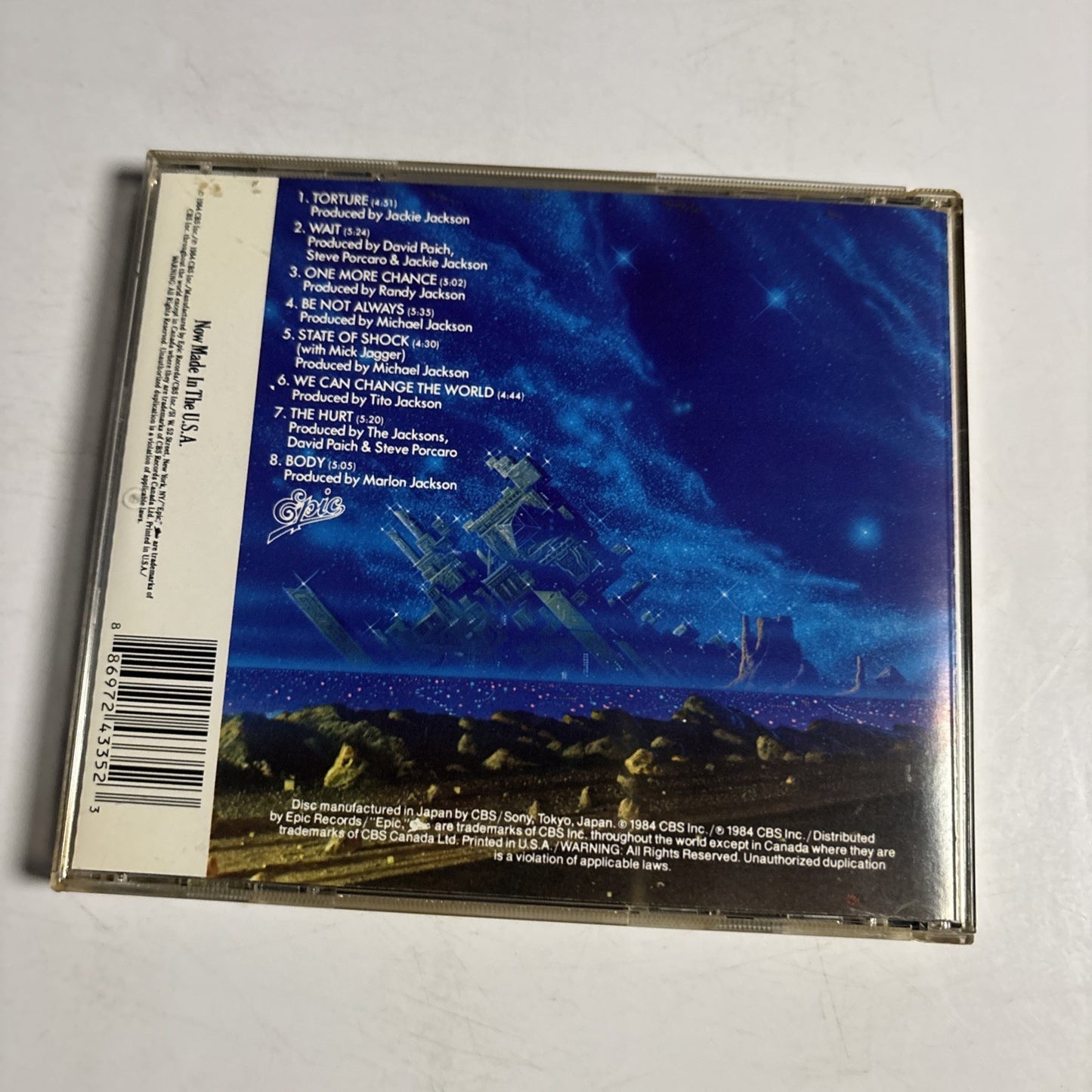 The Jacksons – Victory (CD, 1984) US EK 38946