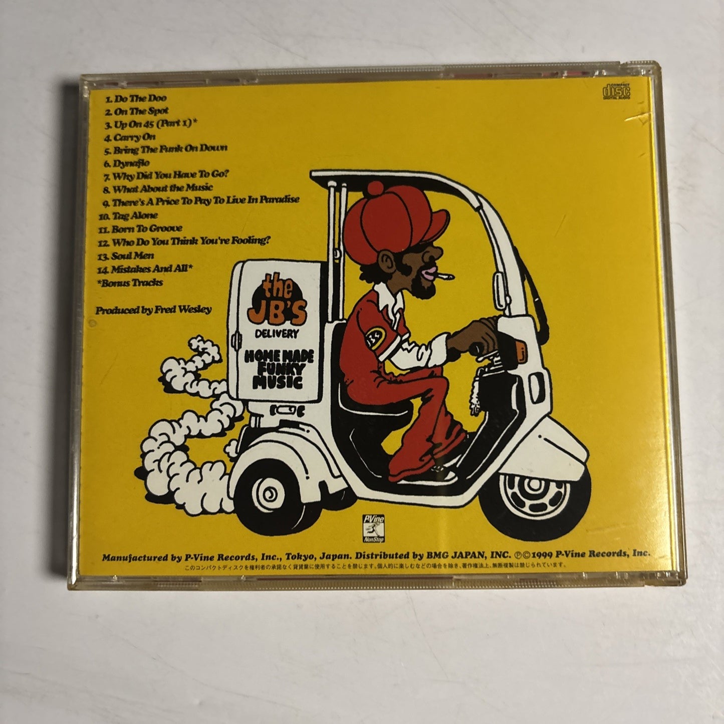 The J.B.'s – Bring The Funk On Down (CD, 1999) Japan PVCP 9108