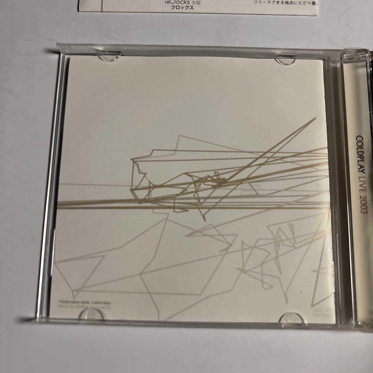 Coldplay – Live 2003 (CD, 2003) Japan TOCP-66270