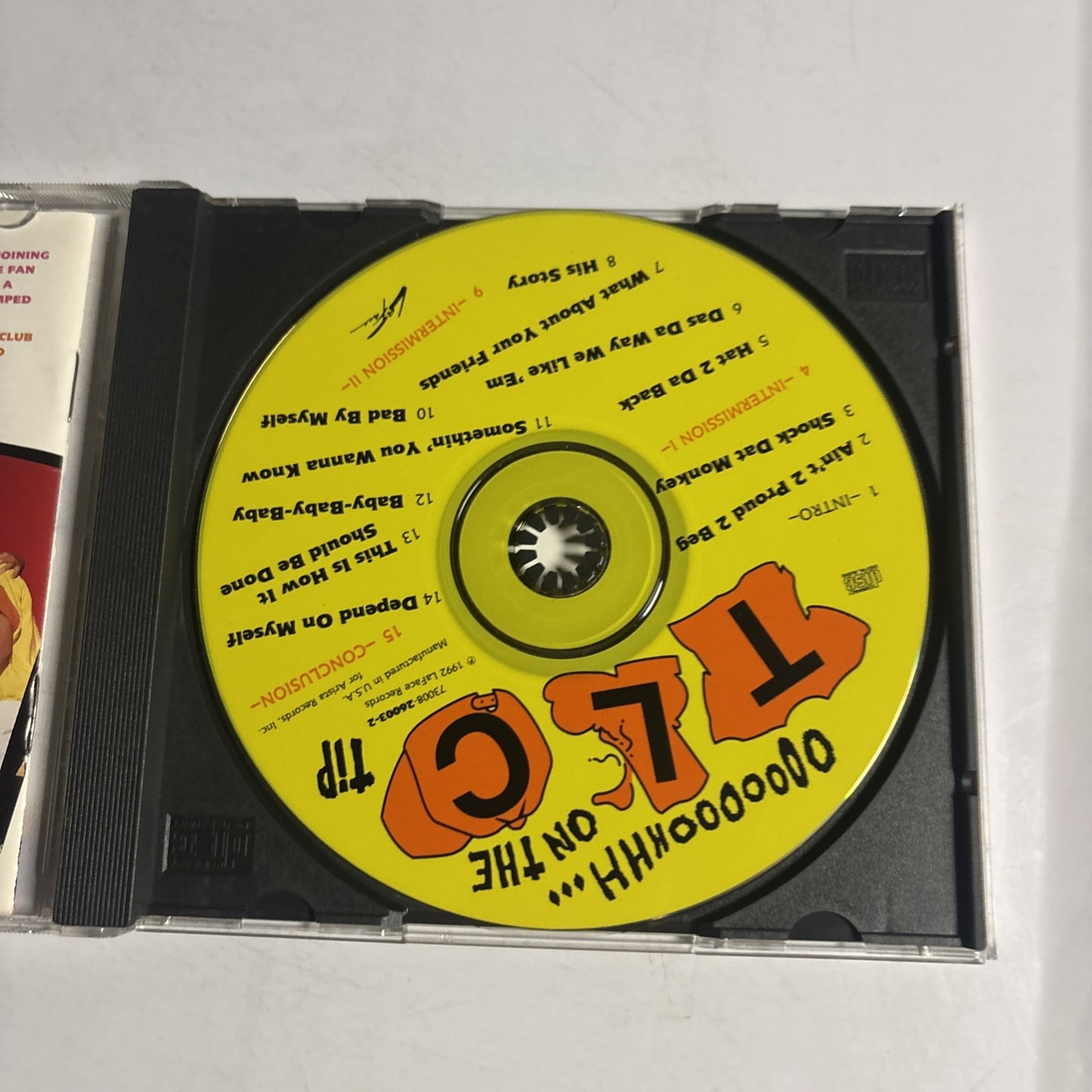 TLC – Ooooooohhh...On The TLC Tip (CD, 1992)  US 73008-26003-2