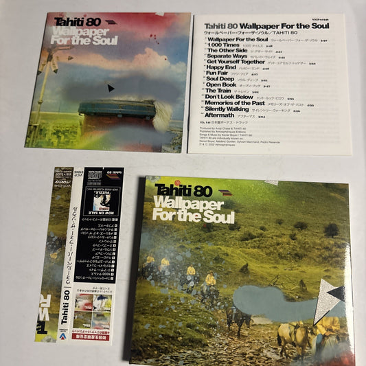 Tahiti 80 – Wallpaper For The Soul (CD, 2002) Japan Bonus Track Obi VICP-61946
