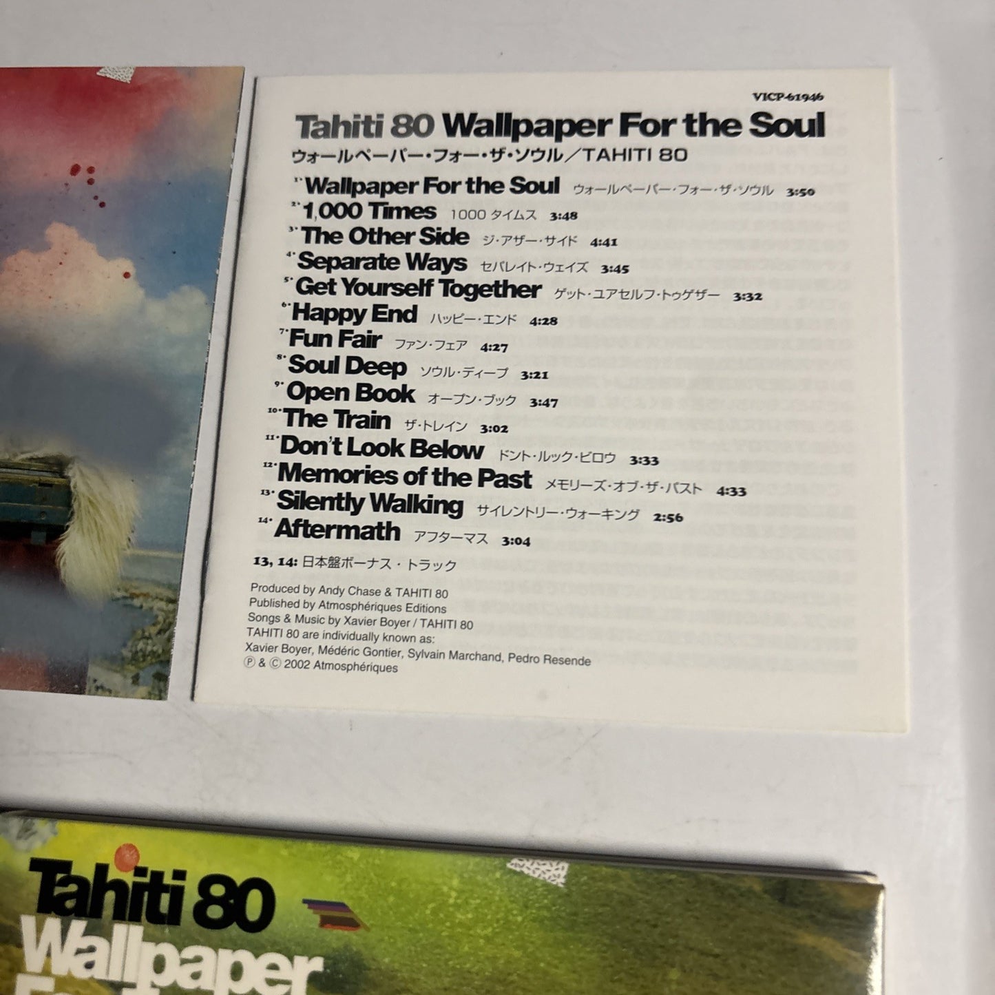 Tahiti 80 – Wallpaper For The Soul (CD, 2002) Japan Bonus Track Obi VICP-61946