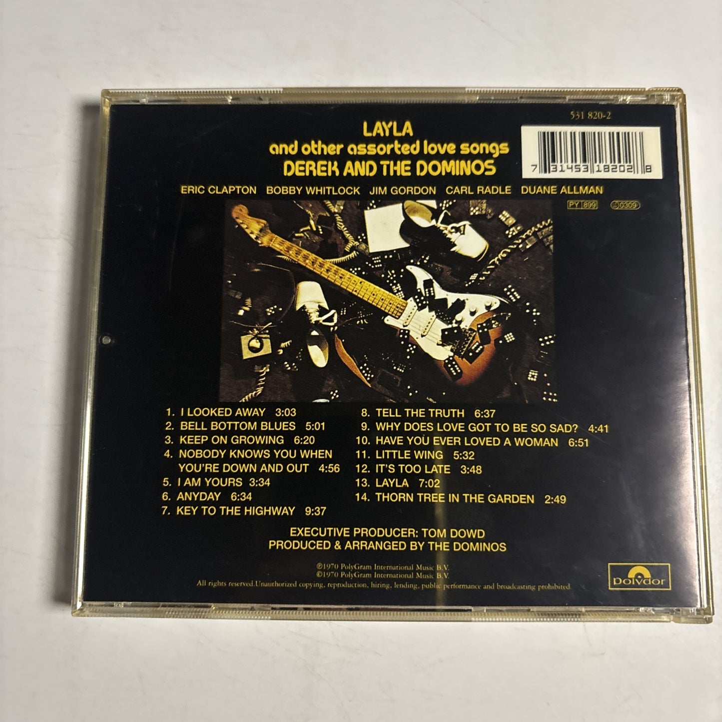 Derek & The Dominos – Layla And Other Assorted Love Songs (CD, 1996) 531 820-2