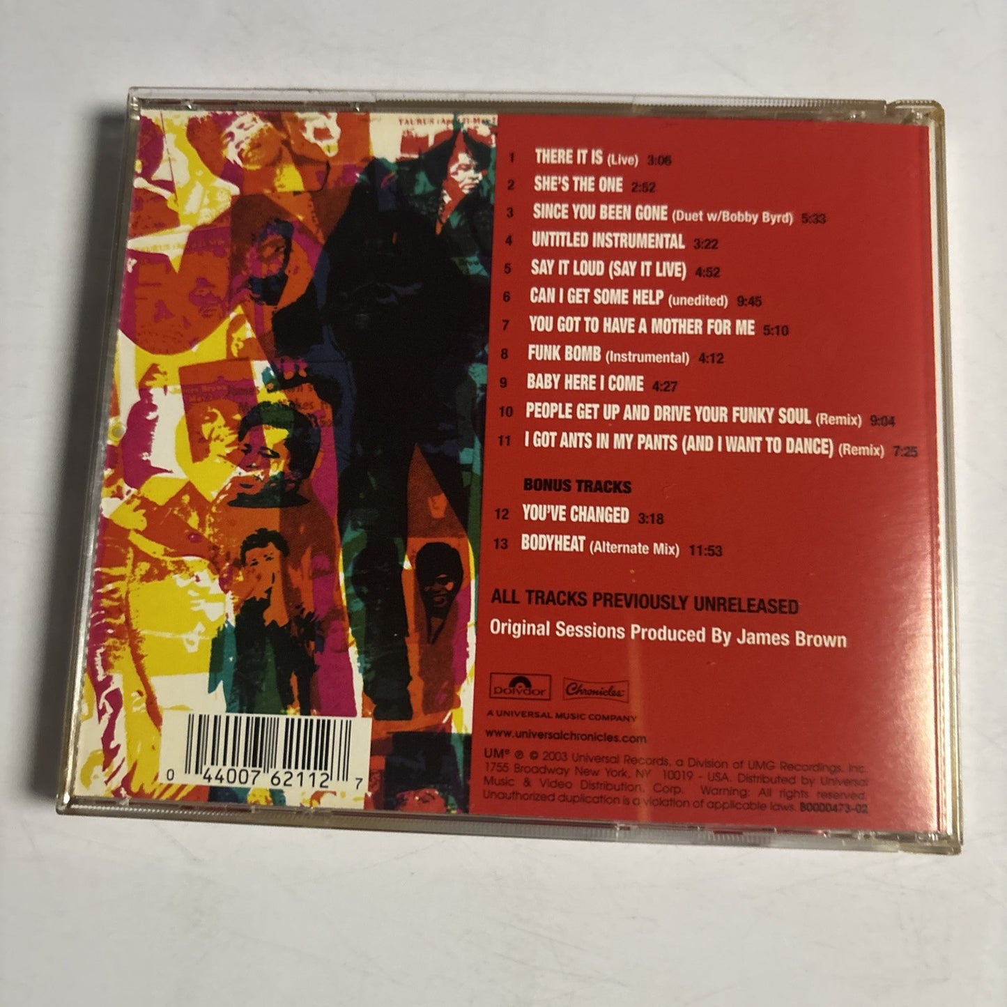 James Brown – Motherlode (CD, 2003) US B0000473-02