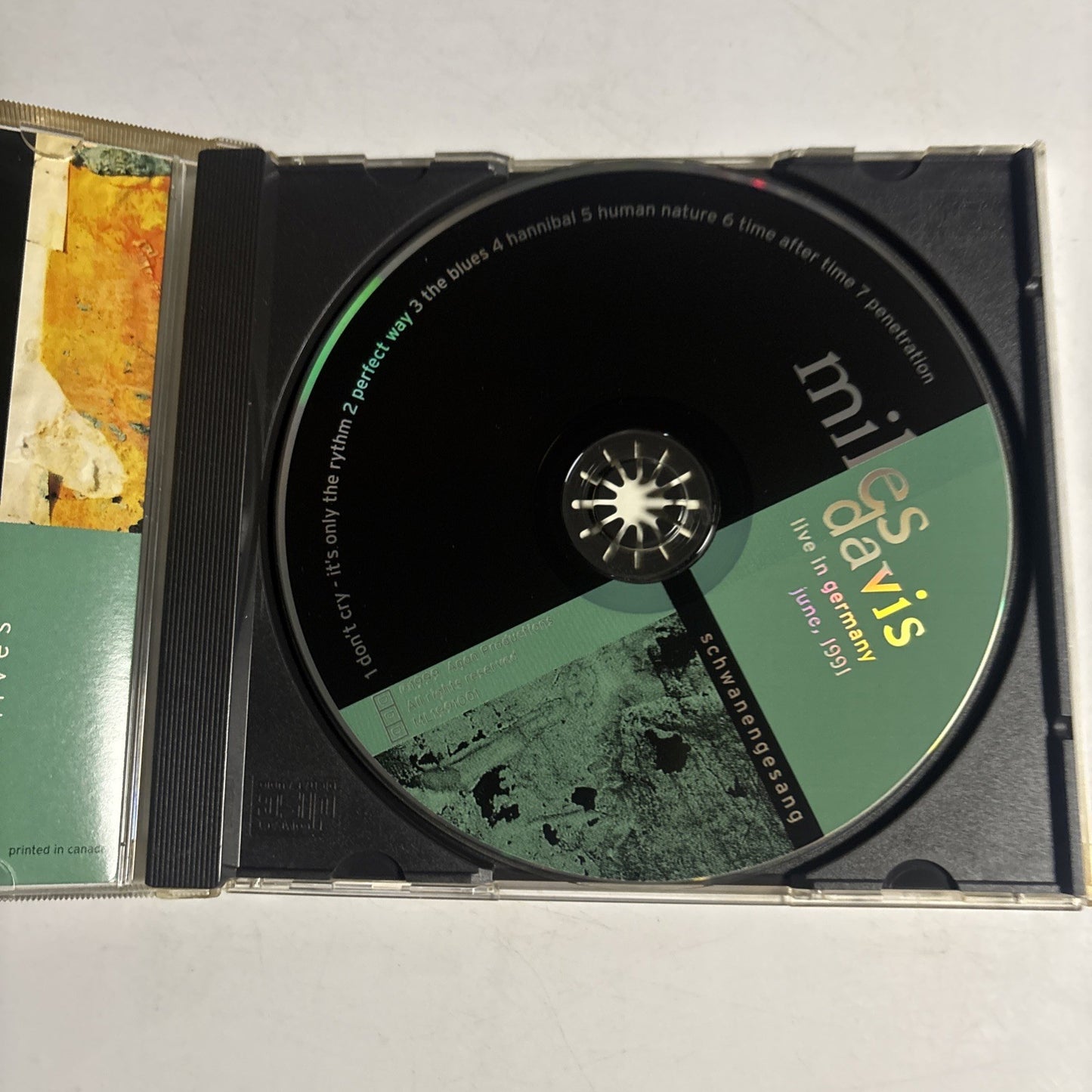 Miles Davis – Schwanengesang (CD, 1999) Canada ML1991001