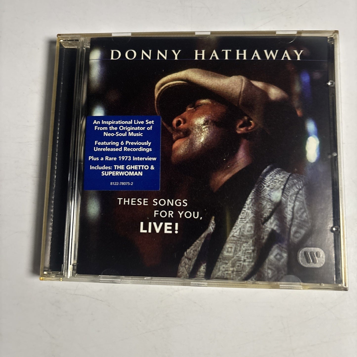 Donny Hathaway – These Songs For You, Live! (CD, 2004) Europe 8122-78075-2