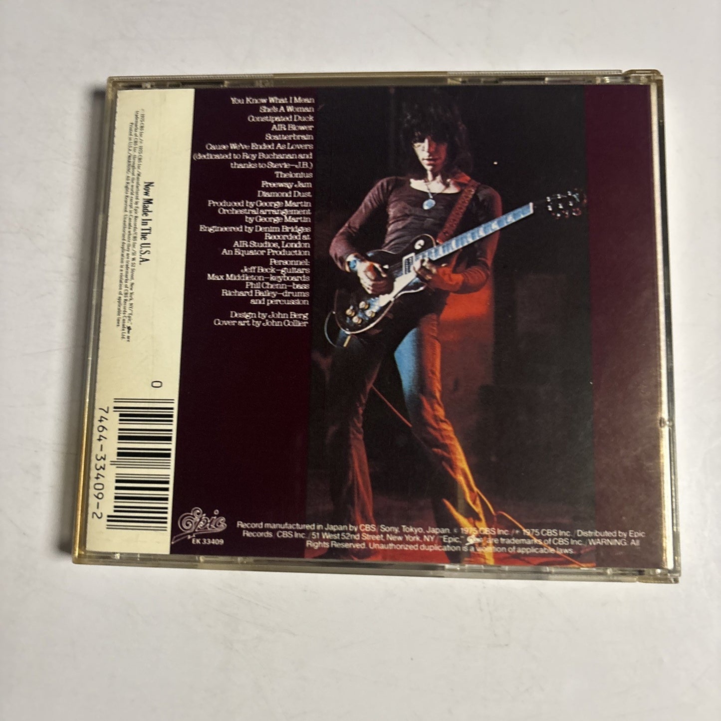 Jeff Beck – Blow By Blow (CD) US EK 33409
