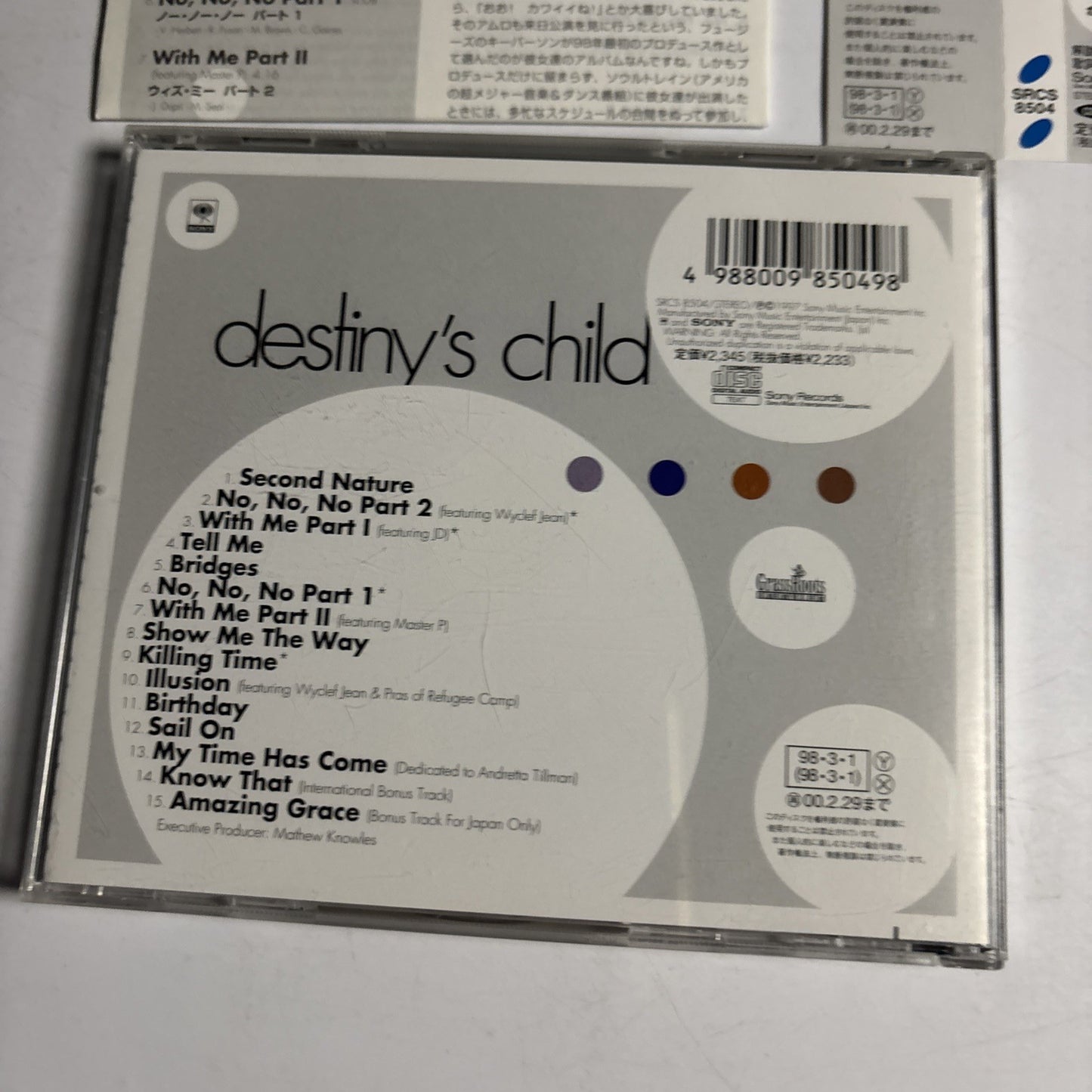 Destiny's Child – Destiny's Child (CD, 1998) Japan obi SRCS 8504