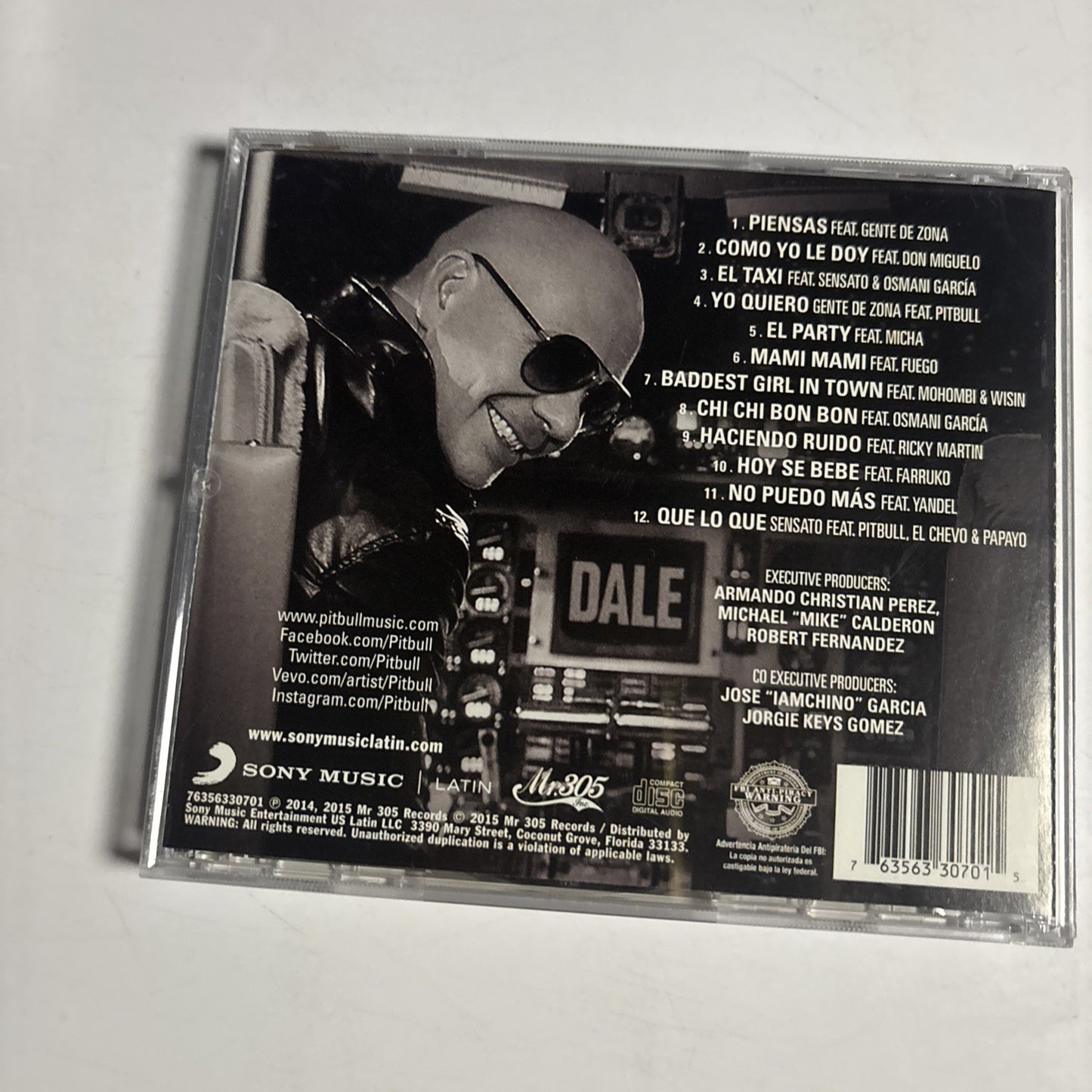 Pitbull – Dale (CD, 2015) US 76356330701