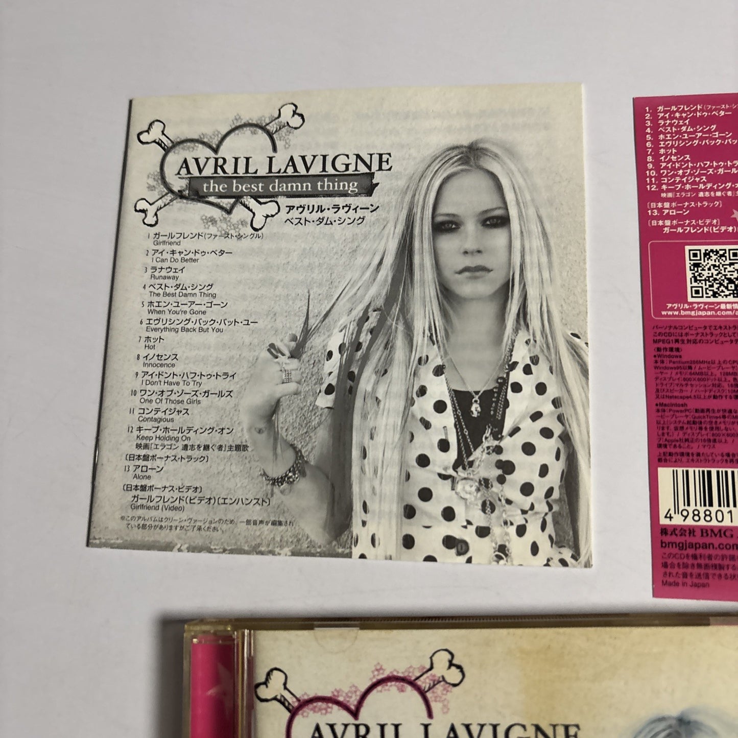 Avril Lavigne – The Best Damn Thing (CD, 2007) Japan Bonus Track Obi BVCP-24110