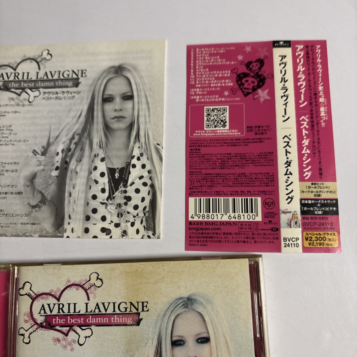 Avril Lavigne – The Best Damn Thing (CD, 2007) Japan Bonus Track Obi BVCP-24110