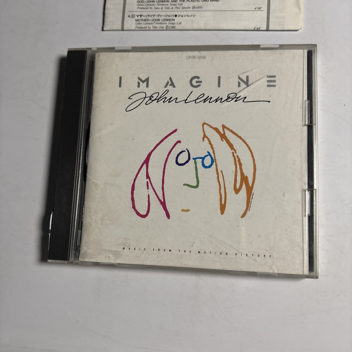 John Lennon – Imagine - Music From The Motion Picture (CD, 1988) Japan CP36-5690